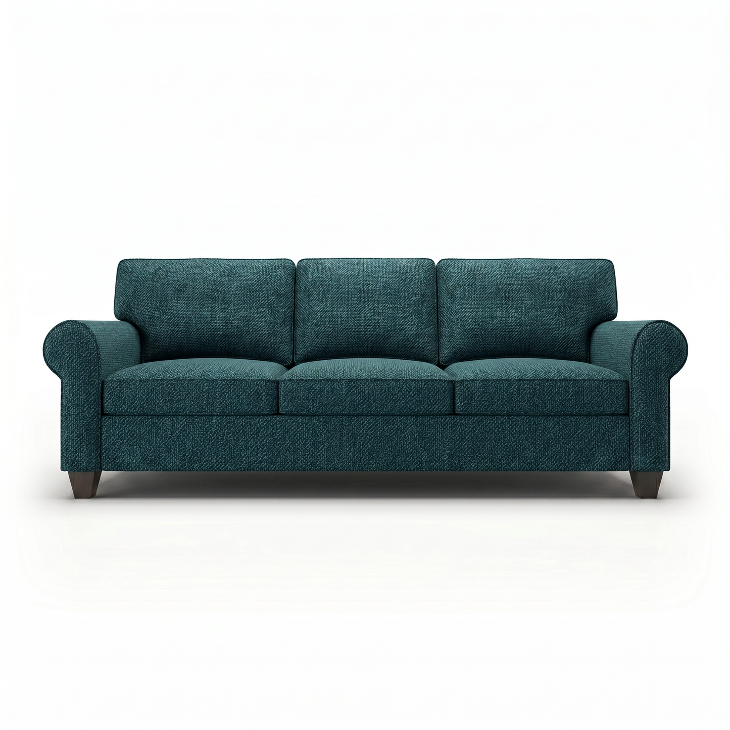 Augusta Sofa – Made in USA, Custom Fabric Options, 83" Classic Design - Hepburn Teal - Fabric (8)