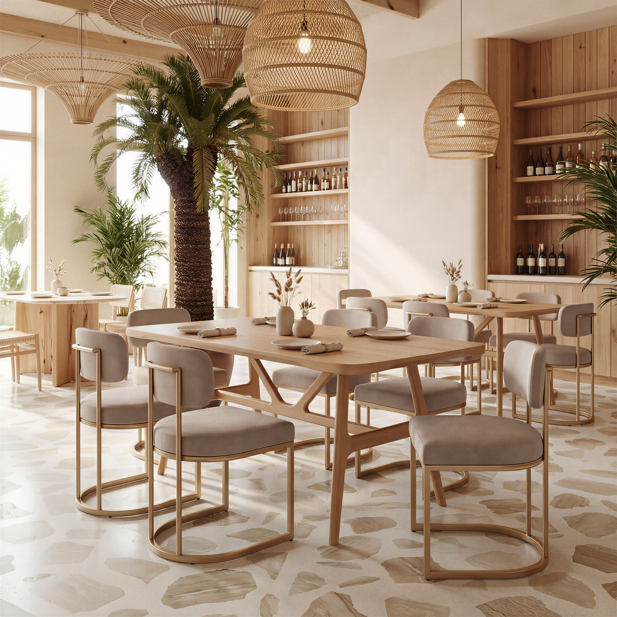 Rovina Natural Dining Table