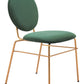 Odessa Green & Gold Dining Chair (Set of 2)