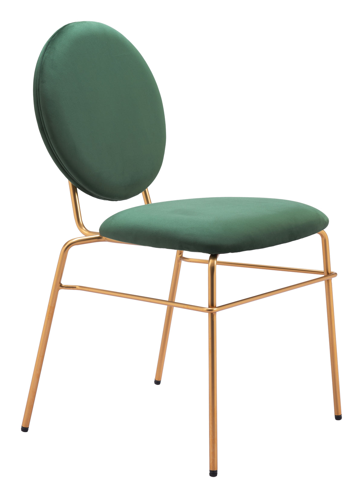 Odessa Green & Gold Dining Chair (Set of 2)