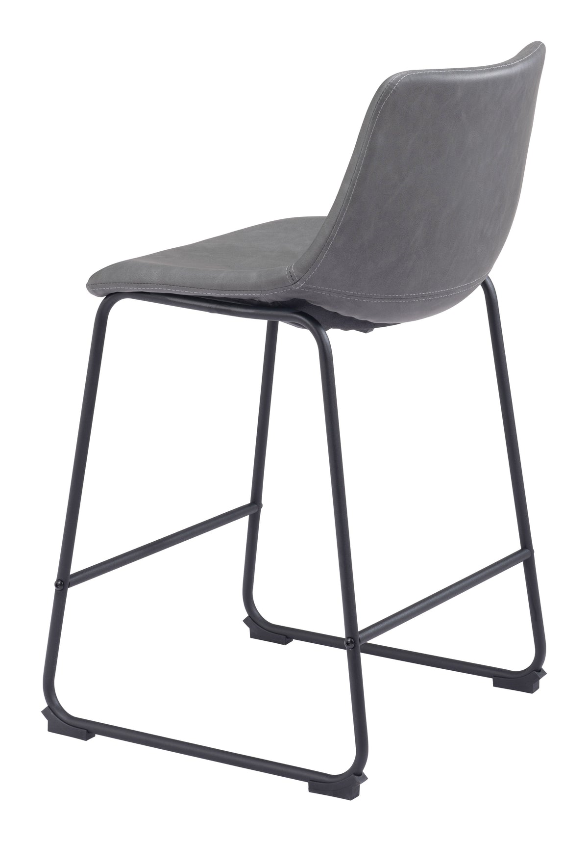 Smart Counter Stool (Set of 2) in Charcoal