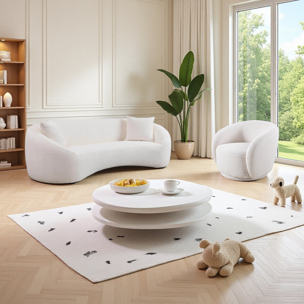 Lysander Curved Sofa