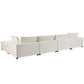 Modular Cloud Sofa Sectional w/ Ottoman 176' (2 Colors)