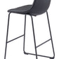 Smart Barstool (Set of 2) in Black