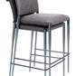Freesia Barstool (Set of 2) in Charcoal Gray