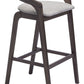 Troy Dove Gray & Espresso Barstool (Set of 2)