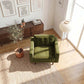 Casey MCM Velvet Tufted Armchair – Mid-Century Modern Accent Chair in 6 Colors