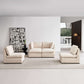 Modern Modular U-Shape Dual Chaise Sofa Sectional 129'