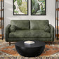 Morrison MCM Leather Sofa Loveseat 72' (2 Colors)