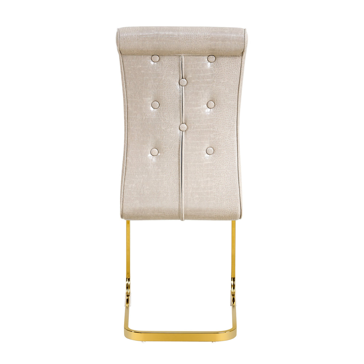 Kinsey Beige, Gold Legs, Set of 4