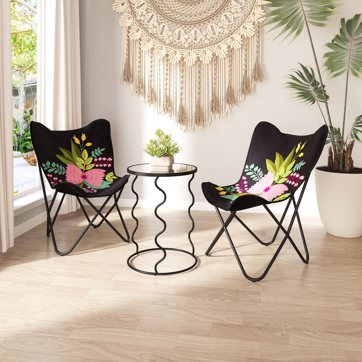 Bastia Black Side Table