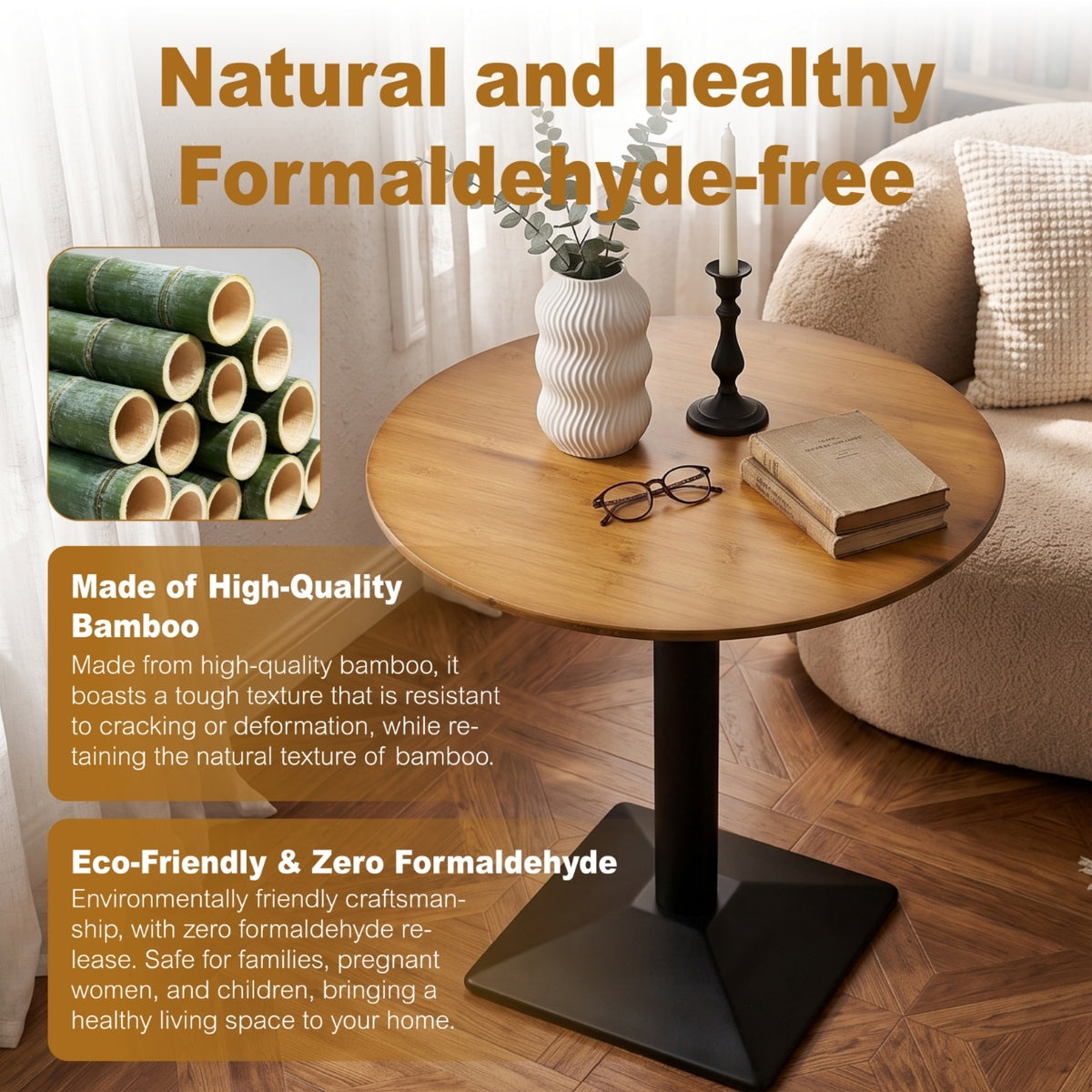 Crispin Bamboo Dining Table