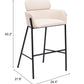 Bremor Barstool in Beige