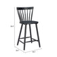 Tyce Counter Stool (Set of 2) in Black
