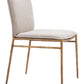 Nordvest Beige & Gold Dining Chair