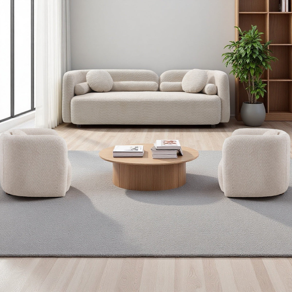 Gethin Boucle Sofa Set
