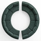 Kirwin Chenille Curved Modular Sectional Sofa – 8-Seat Semi-Circle Sectional - Green (12)