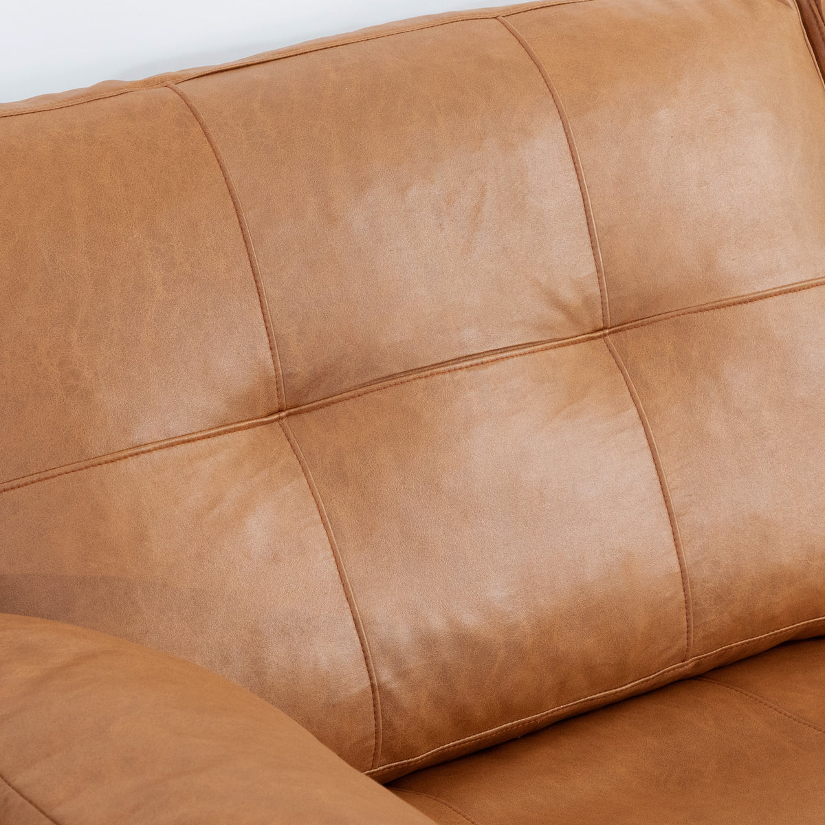 Delano Faux Leather Sectional Sofa