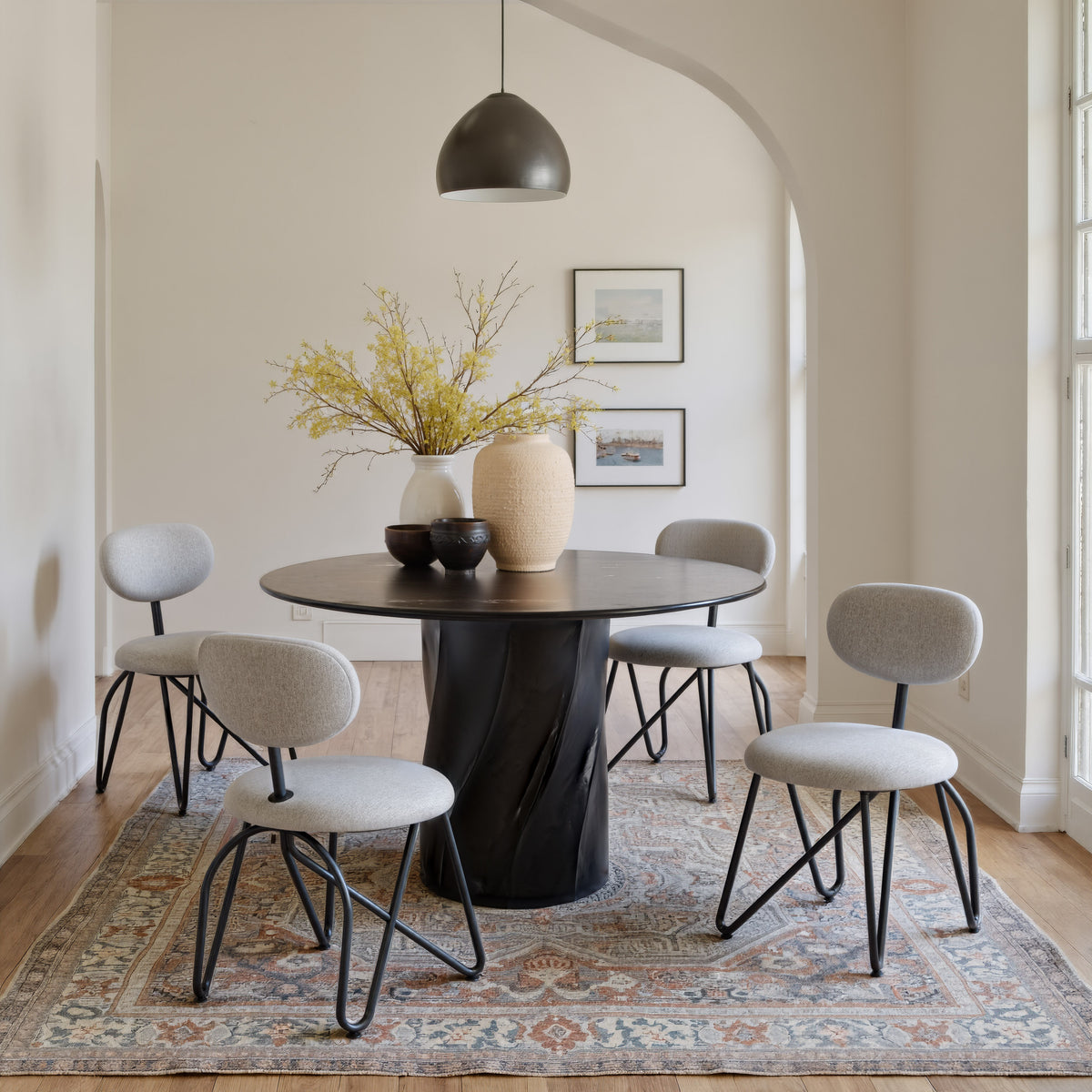 Kuro Black Dining Table
