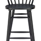 Stenger Barstool (Set of 2) in Black