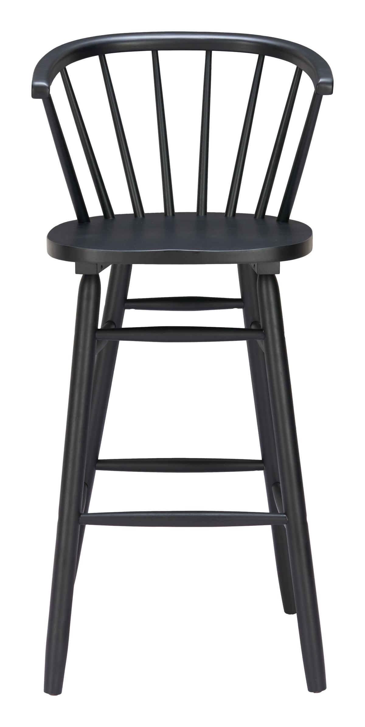 Stenger Barstool (Set of 2) in Black
