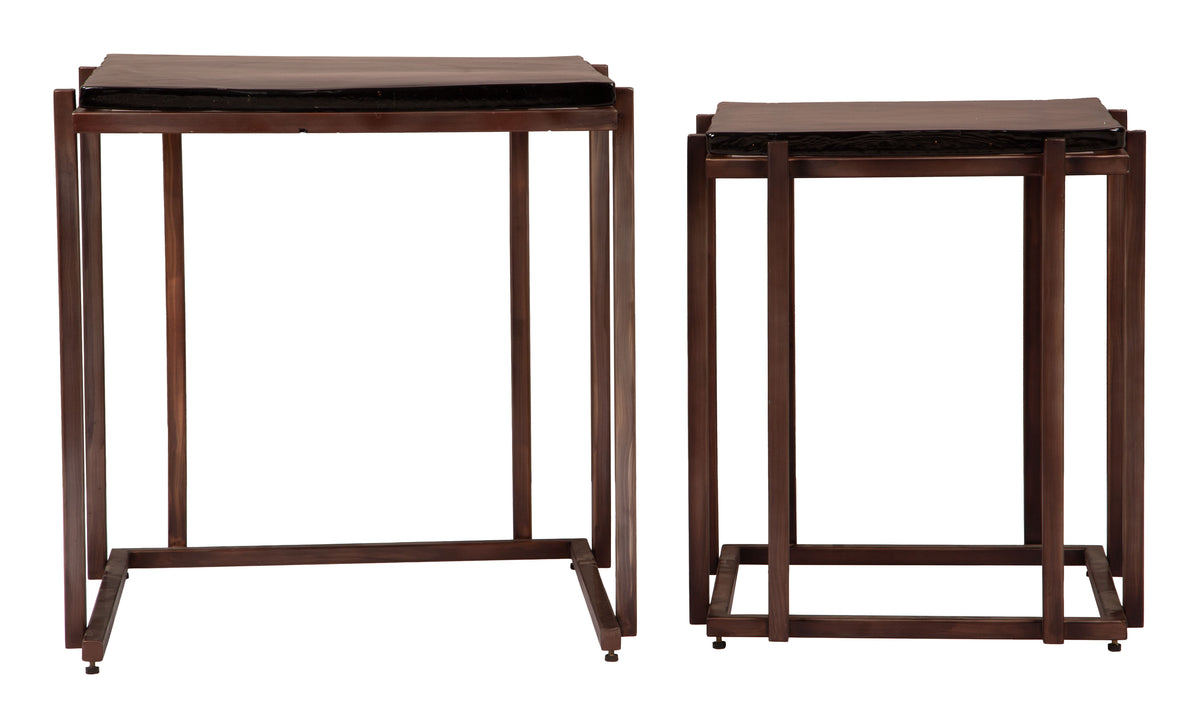 Shimai Bronze Nesting Tables (2-Piece)