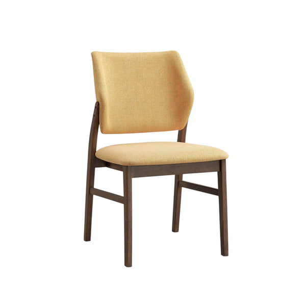 Sarha Yellow Linen Side Chair Set – 35