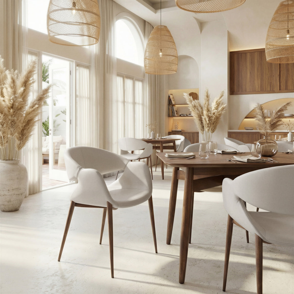 Silea Espresso Rectangular Dining Table