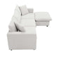 Modern 3 Seat Sofa w/ Ottoman 100" (4 Colors)