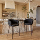 Essen Counter Stool in Black & Bronze