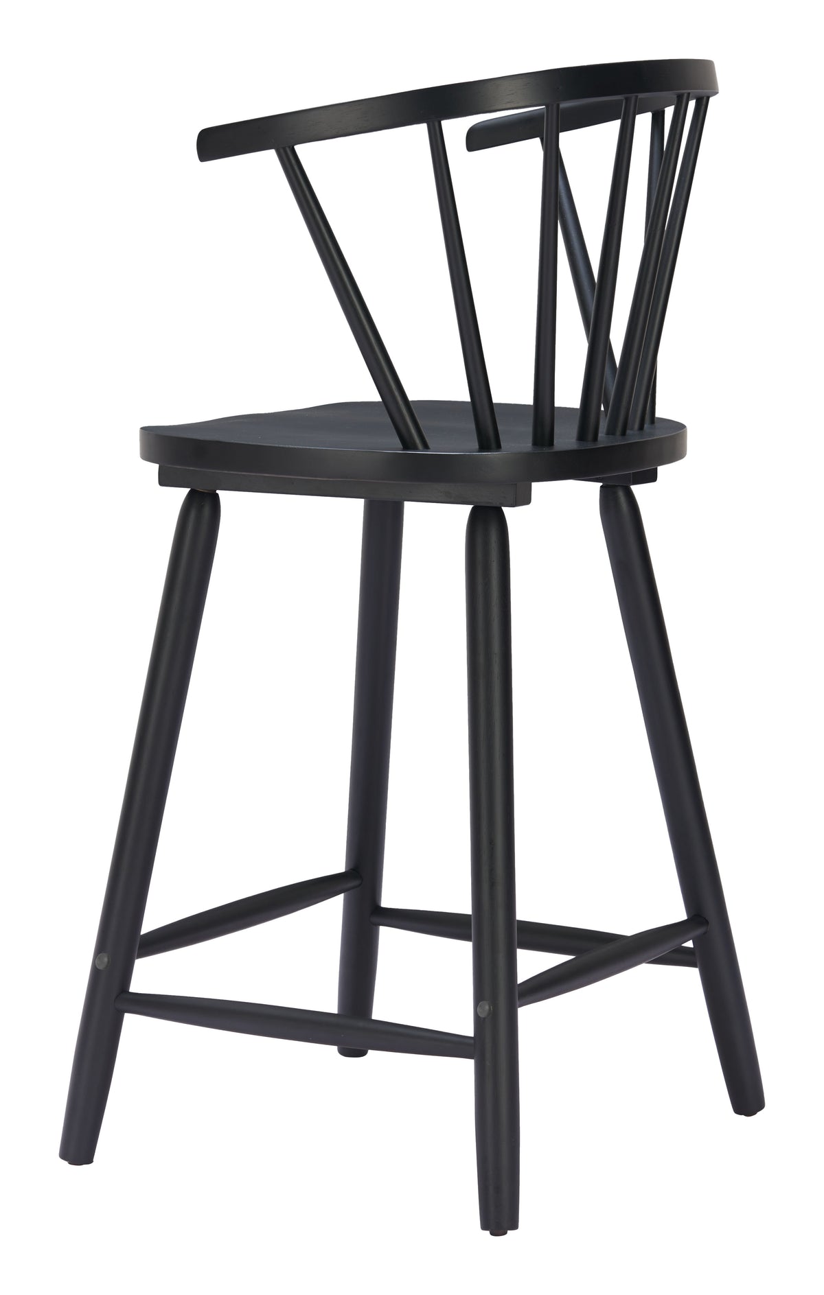 Stenger Counter Stool (Set of 2) in Black
