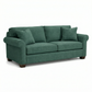 Irlanda Classic Sofa – 92" Rolled-Arm Made-in-USA Sofa - Velvet Antique Kelly Green - Velvet (2)