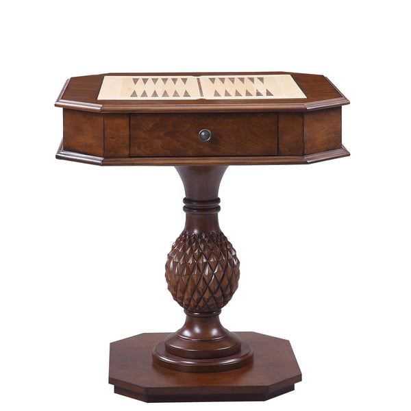 Bishop II Cherry Finish Game Table – 28
