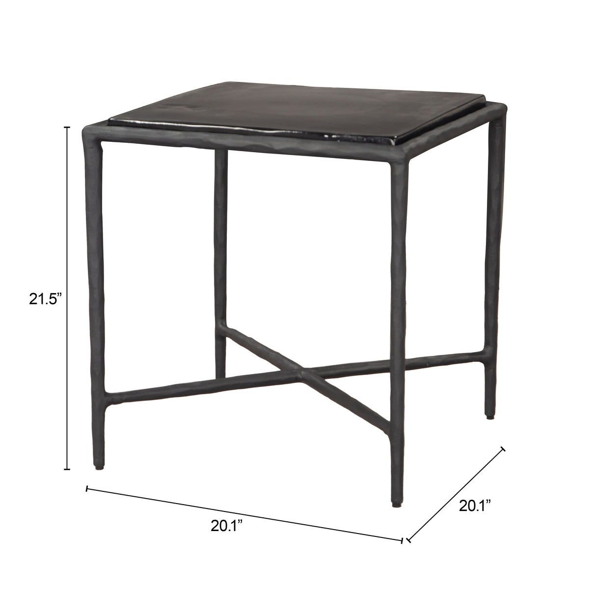 Cloe Black Side Table