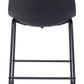 Smart Counter Stool (Set of 2) in Black