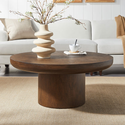 Xiomara Dark Brown MDF Coffee Table – 36" Coffee Table