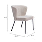 Aimee Dining Chair (Set of 2) in Beige