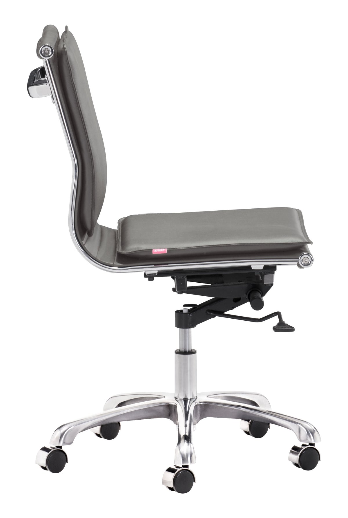 Lider Plus Armless Office Chair in Gray