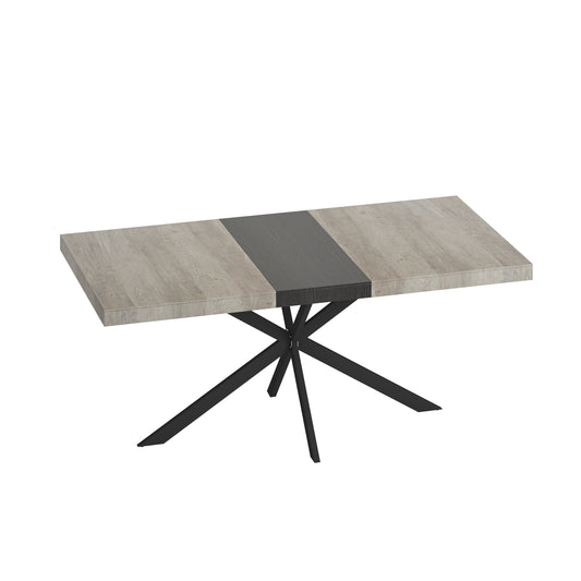Mabel Extendable Dining Table in Grey