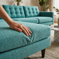 Talmadge Sectional Sofa – 120" L-Shaped, Made in USA - Hepburn Emerald - Fabric (7)