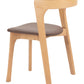 Pioro Brown & Natural Dining Chair (Set of 2)