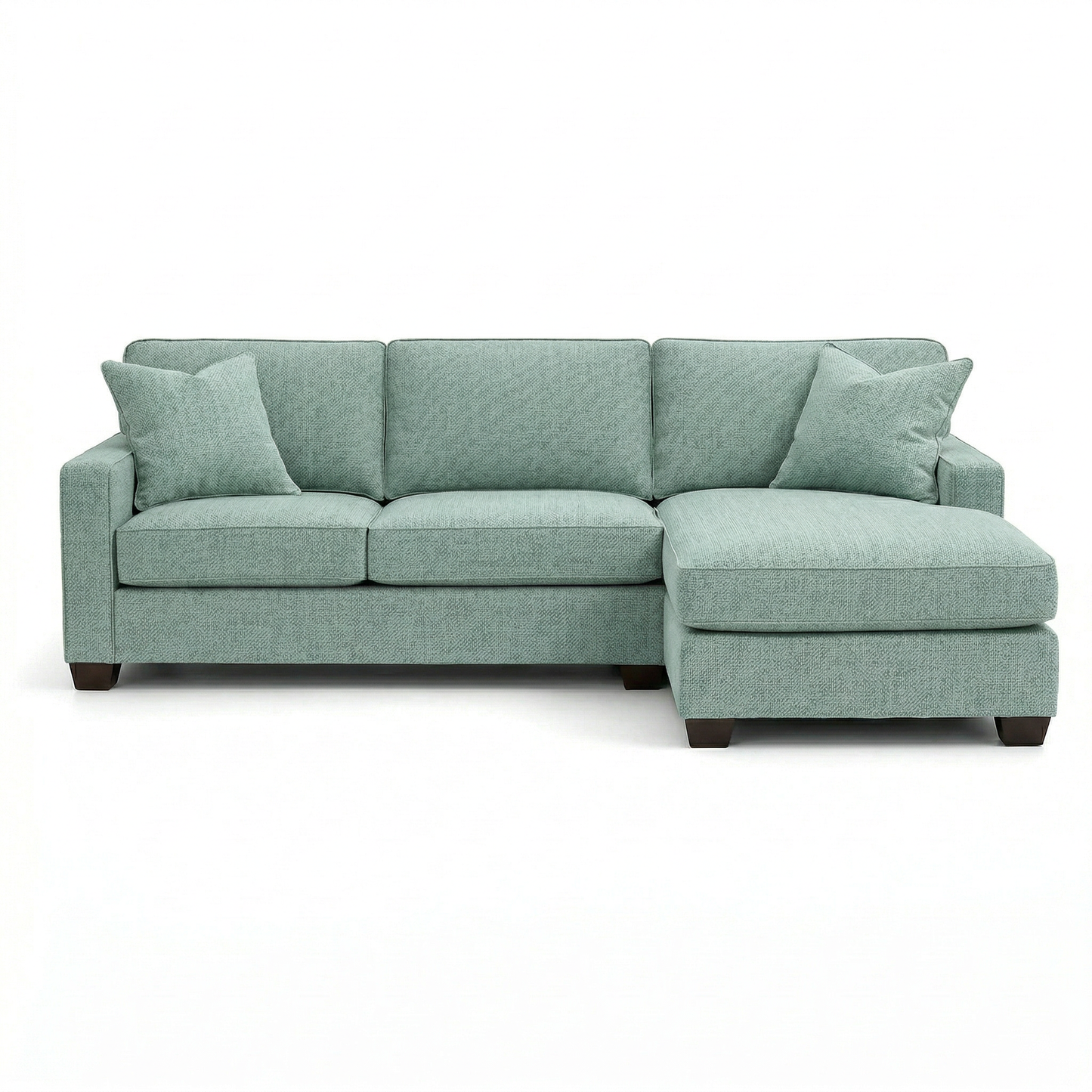 Clifford L-Shaped Sectional Sofa – Made in USA, 9 Fabric Options - Leslie Robins Egg - Fabric (5)