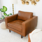 Catherine MCM Leather Lounge Chair