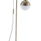 Waterloo White & Bronze Floor Lamp