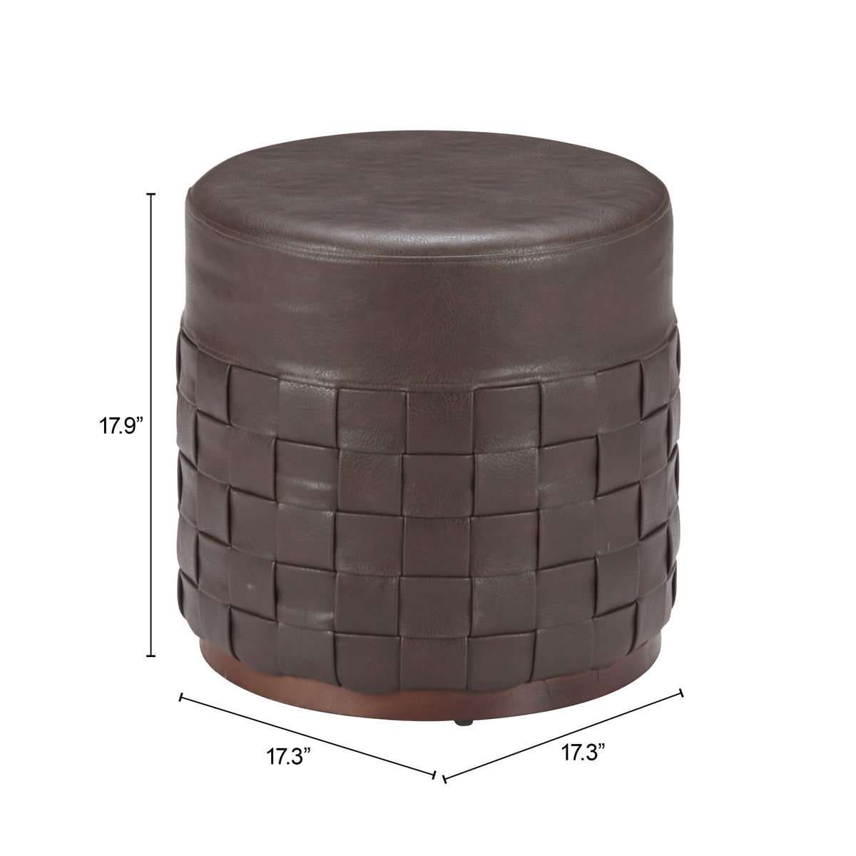 Filo Espresso Ottoman