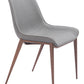 Magnus Dining Chair (Set of 2) in Slate Gray & Walnut