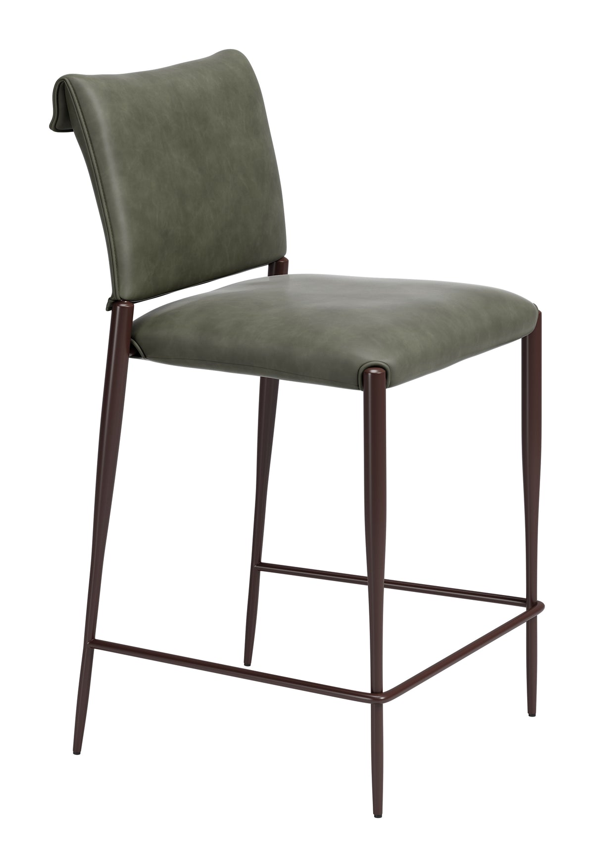 Freesia Olive Green Counter Stool (Set of 2)