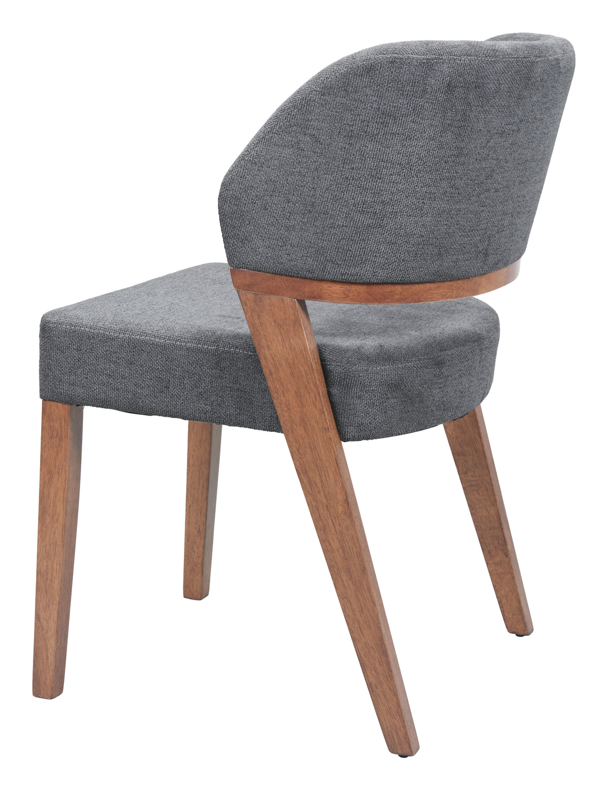 Sunobu Azure Gray & Walnut Dining Chair (Set of 2)
