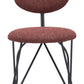 Novi Dining Chair (Set of 2) in Maroon Brown