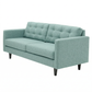 Talmadge Velvet Sofa – 92" Classic American Sofa - Leslie Robins Egg - Fabric (9)